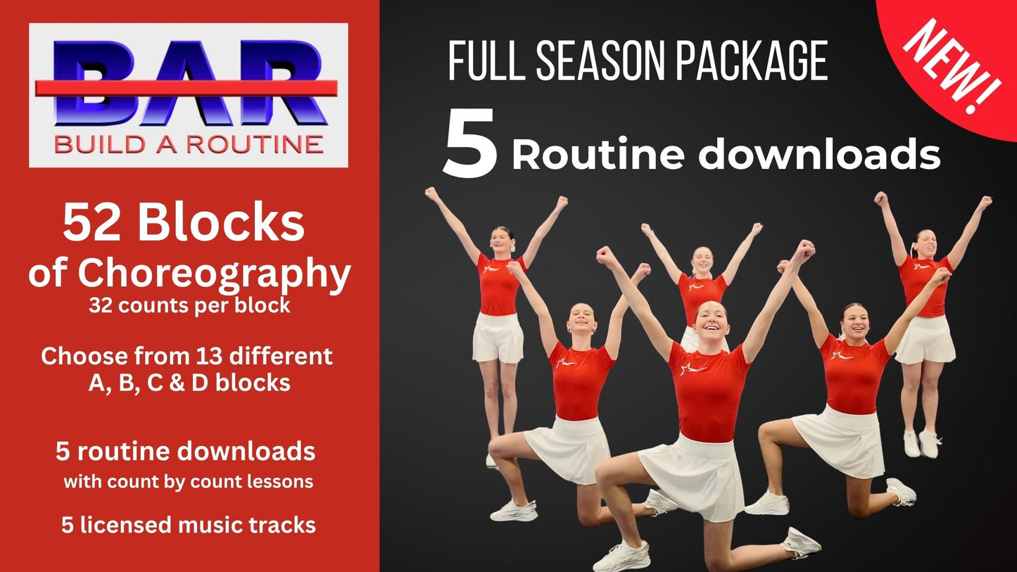 Build A Routine FULL SEASON Package - 5 Routine Downloads