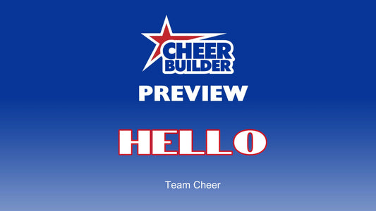 Team Cheer HELLO