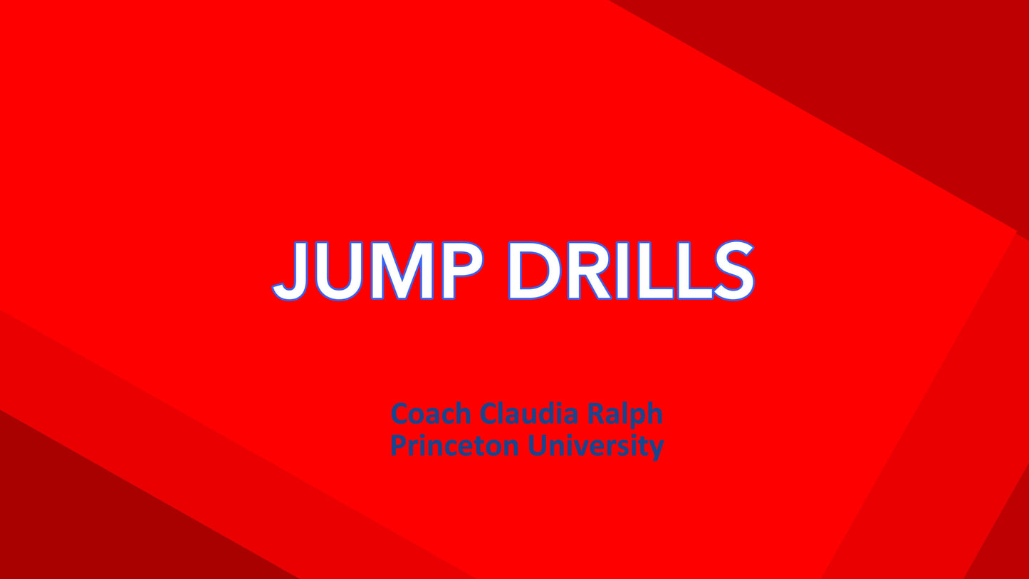 JUMP DRILLS by Coach Claudia Ralph