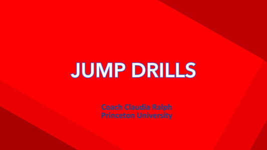 JUMP DRILLS by Coach Claudia Ralph